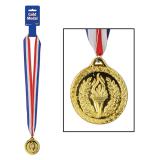 Glänzende Medaille "Gewinner"-gold