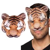 Fotorealistische Halbmaske "Tiger" 
