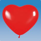 Herz-Luftballons rot 5er Pack