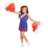 Kinder-Kostüm "Cheerleader" blau-rot