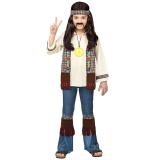 Kinder-Kostüm "Hippie-Kid" 4-tlg.
