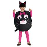 Kinder-Kostüm "Katze mit Wackelaugen" 2-tlg. - 2-4 Jahre