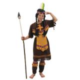 Kinder-Kostüm "Wilde Indianerin" 4-tlg.