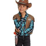 Kinder-Set Cowboy mit Holster und Waffe 3-tlg.