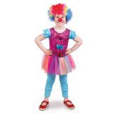 Kinder-Kostüm "Niedliches Clown-Mädchen" 2-tlg.