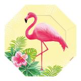 Kleine Form-Teller "Flamingo Paradise" 6er Pack