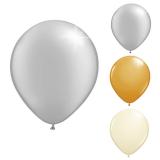 Kleine metallische Luftballons 20er Pack