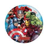 Kleine Pappteller "Mächtige Avengers" 8er Pack