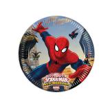 Kleine Pappteller "Spiderman - Web Warriors" 8er Pack