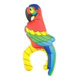 Kleiner aufblasbarer Papagei 29 cm