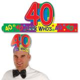 Kopfschmuck "40. Geburtstag"