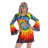 Kostüm "Batik Hippie Girl" 2-tlg.