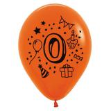 Kunterbunte Zahlen-Luftballons 7er Pack-0