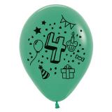 Kunterbunte Zahlen-Luftballons 7er Pack-4
