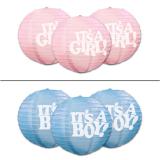 Lampion "It's a baby" 3er Pack