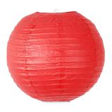Großer einfarbiger Lampion-45 cm-rot