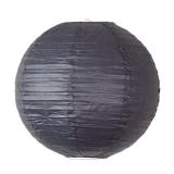 Großer einfarbiger Lampion-45 cm-schwarz