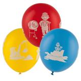Luftballons "Auf der Baustelle" 5er Pack