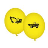 Luftballons "Baustelle" 8er Pack
