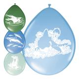 Luftballons "Delfine und Freunde" 30 cm 8-tlg