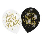 Luftballons "Festlicher Jahreswechsel" 6er Pack
