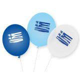 Luftballons "Griechenland" 9er Pack