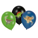Luftballons "Im Land der Dinos" 6er Pack