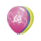 Luftballons "Partyspaß 65. Geburtstag" 8er Pack