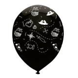 Luftballons "Piraten Nacht" 6er Pack