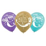 Luftballons "Zauberhafte Meerjungfrau" 6er Pack
