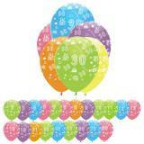 Luftballons "Bunte Geburtstagsparty" 6er Pack