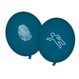 Luftballons "Detektiv-Alarm" 8er Pack