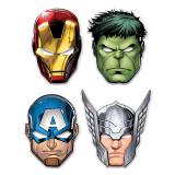 Masken "Mächtige Avengers" 6-tlg.