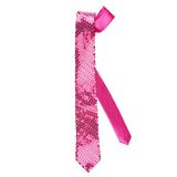 Pailletten-Krawatte-pink