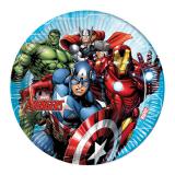 Pappteller "Mächtige Avengers" 8er Pack