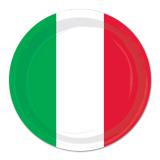 Pappteller Mexico-Italien 8er Pack