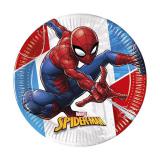 Pappteller Spiderman in Action 8er Pack