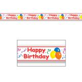Party-Absperrband "Happy Birthday" 6 m