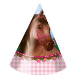 Party-Hütchen "Süße Pferde" 6er Pack