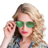 Partybrille Green Shine 