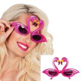 Partybrille "Verliebte Flamingos"
