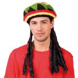 Rastafarimütze mit Dreadlocks 