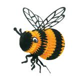 Raumdeko Wabenpapier-Biene 20 cm