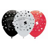 Luftballons "Casino Life" 6er Pack