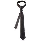 Schwarze Satin-Krawatte 