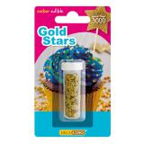 Essbares Streudekor "Sterne" 1,5 g-gold