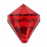 Streuteile "Farbenfrohe Diamanten" 6er Pack-rot