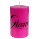 Stumpenkerze "Pink Glamour" 11 cm