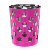 Teelichthalter "Polka Dots" 2er Pack-pink