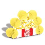 Tischdeko Popcorntüte mit Wabenpapier 25 cm